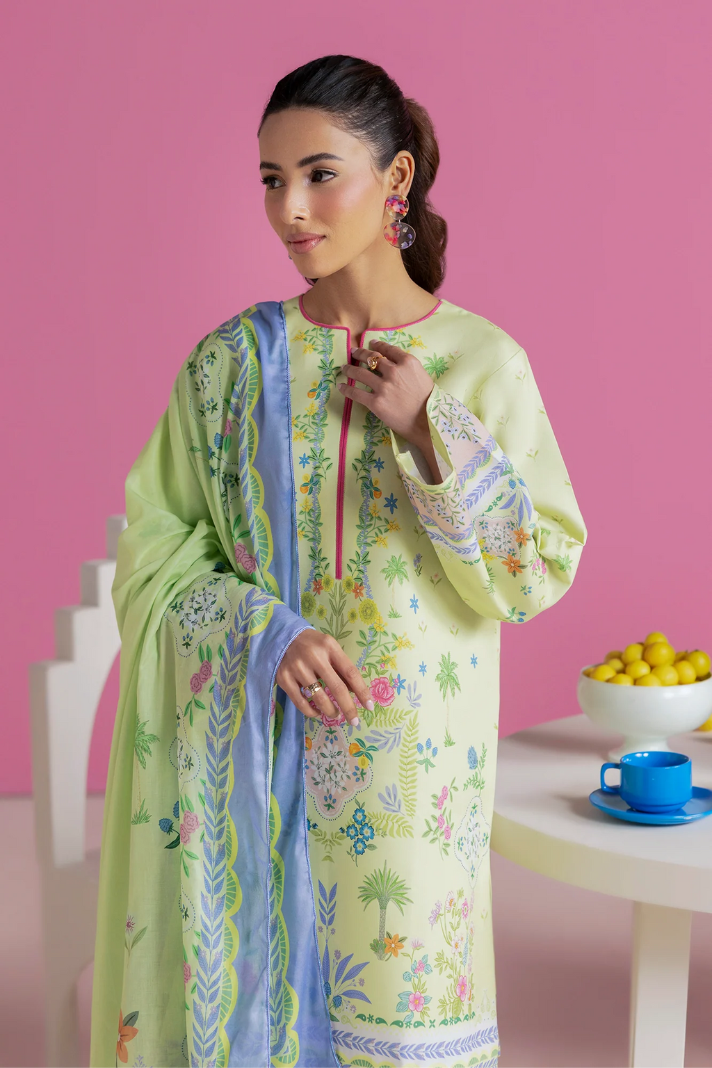 Unstitched Cord 07 I Amal Summer Prints 2Pc I Rajbari