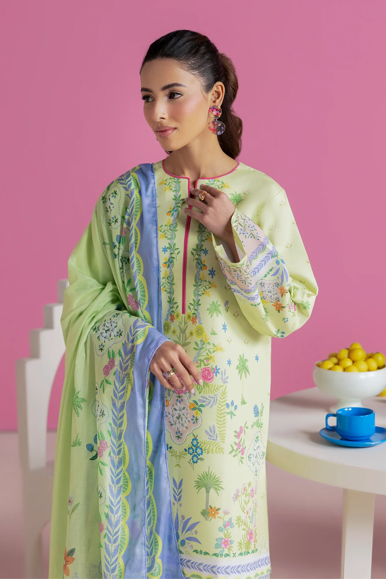 Unstitched Cord 07 I Amal Summer Prints 2Pc I Rajbari