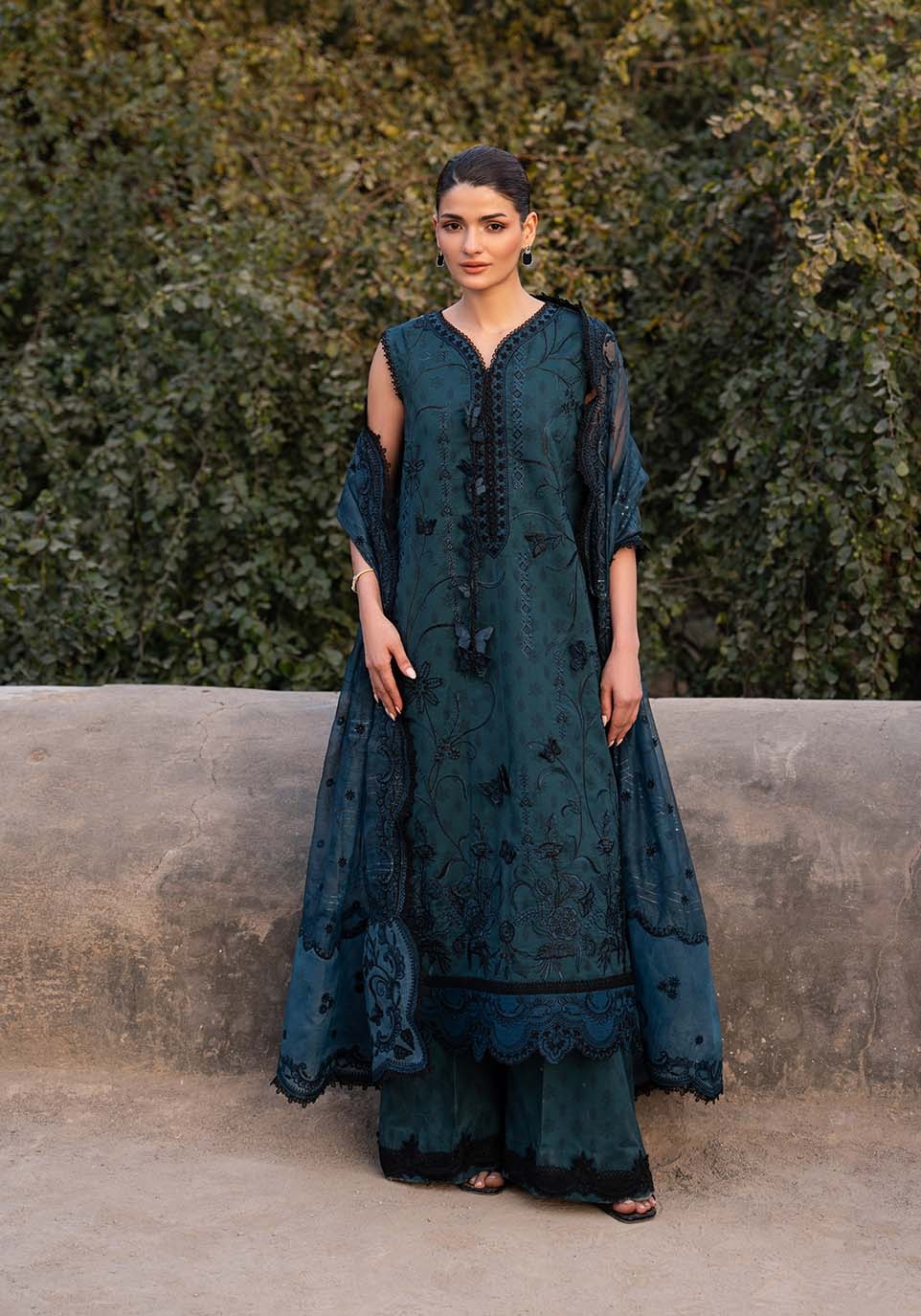 ZQL0014 I The Anga Portal Luxe Lawn Eid Edit'26 I Zarqash Main image
