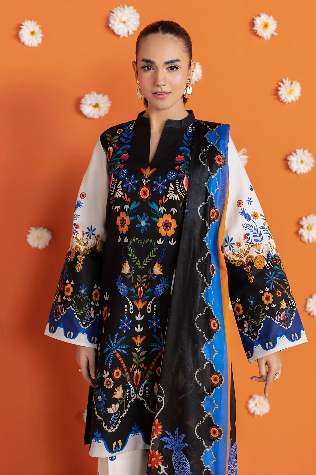 Unstitched Cord 09 I Amal Summer Prints 2Pc I Rajbari