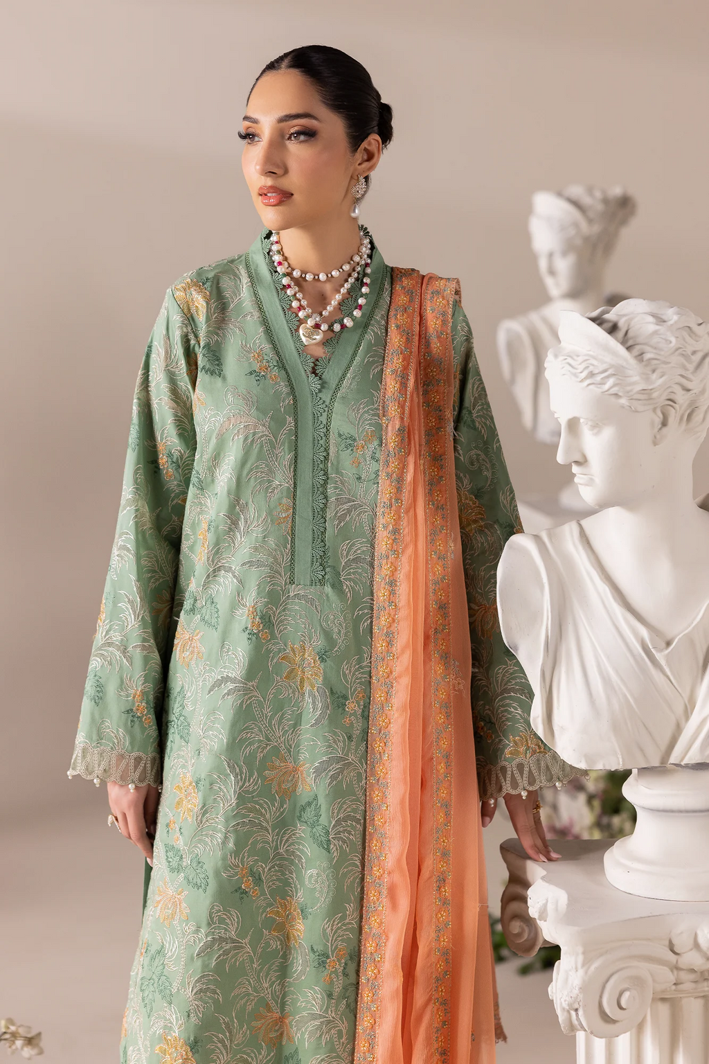 Embroidered Chiffon Dopatta 06 I Premium Edition I RajBari