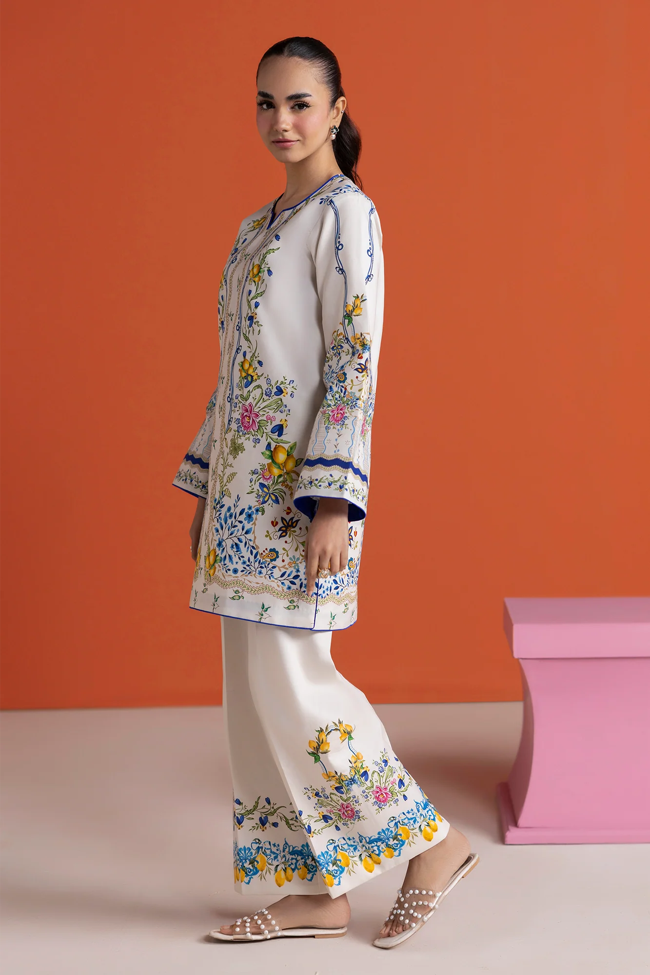 Unstitched Cord 03 I Amal Summer Prints 2Pc I Rajbari