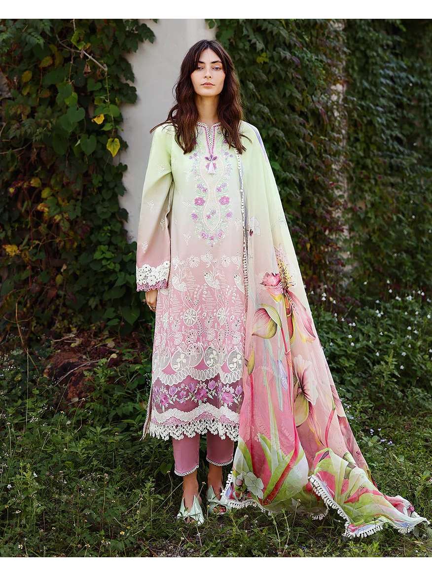 Petal Pull | Solace Ombre Chikankari | Mushq