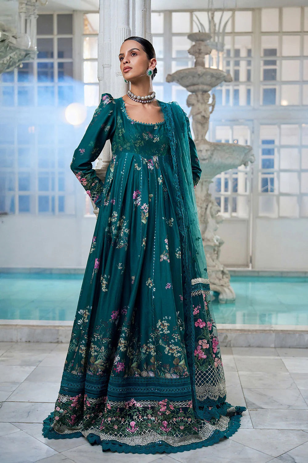 Design 10B I Luxury Lawn Eid Edition 2026 Unstitched I Sobia Nazir Main image