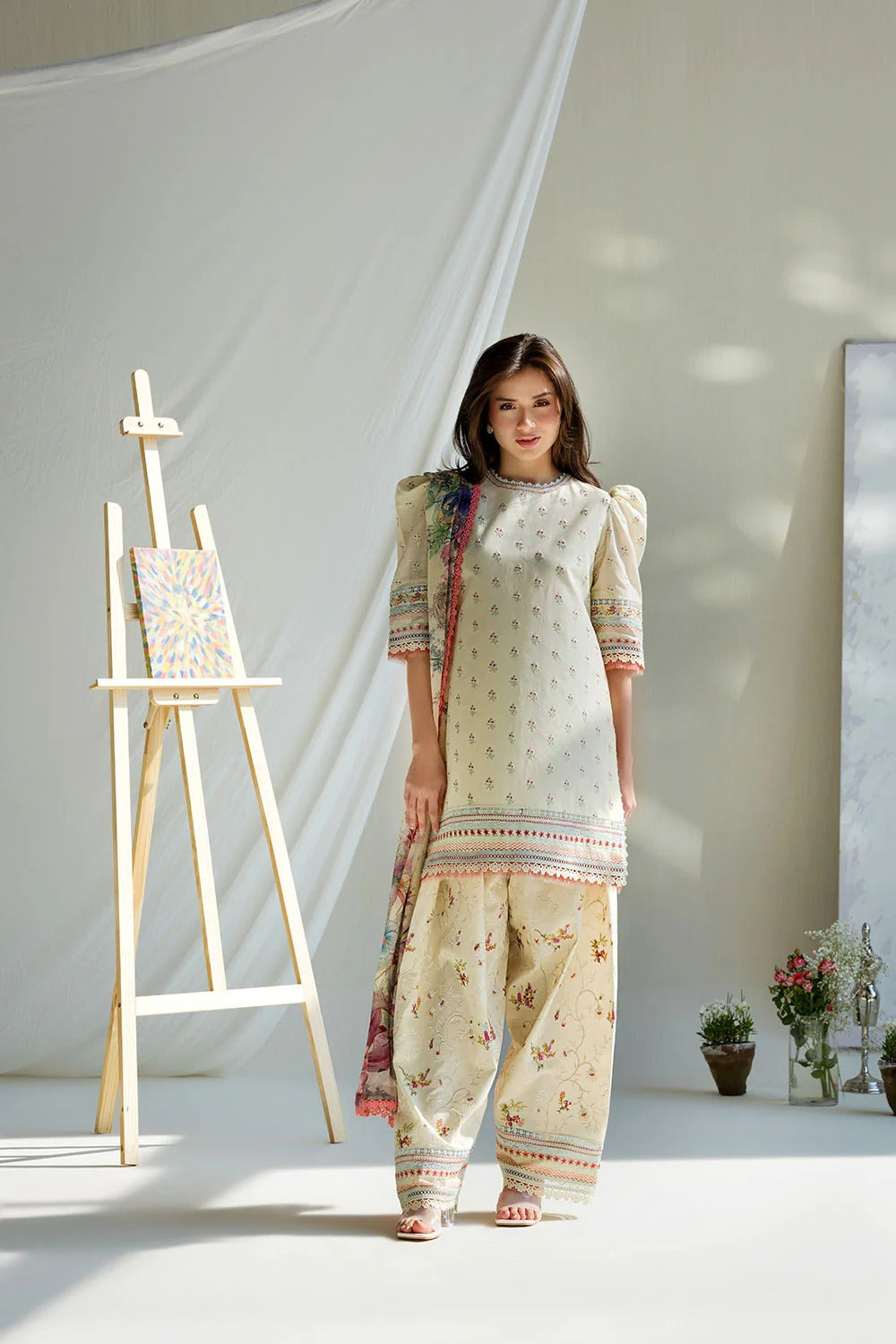 Design 10A I Vital 2026 Unstitched I Sobia Nazir