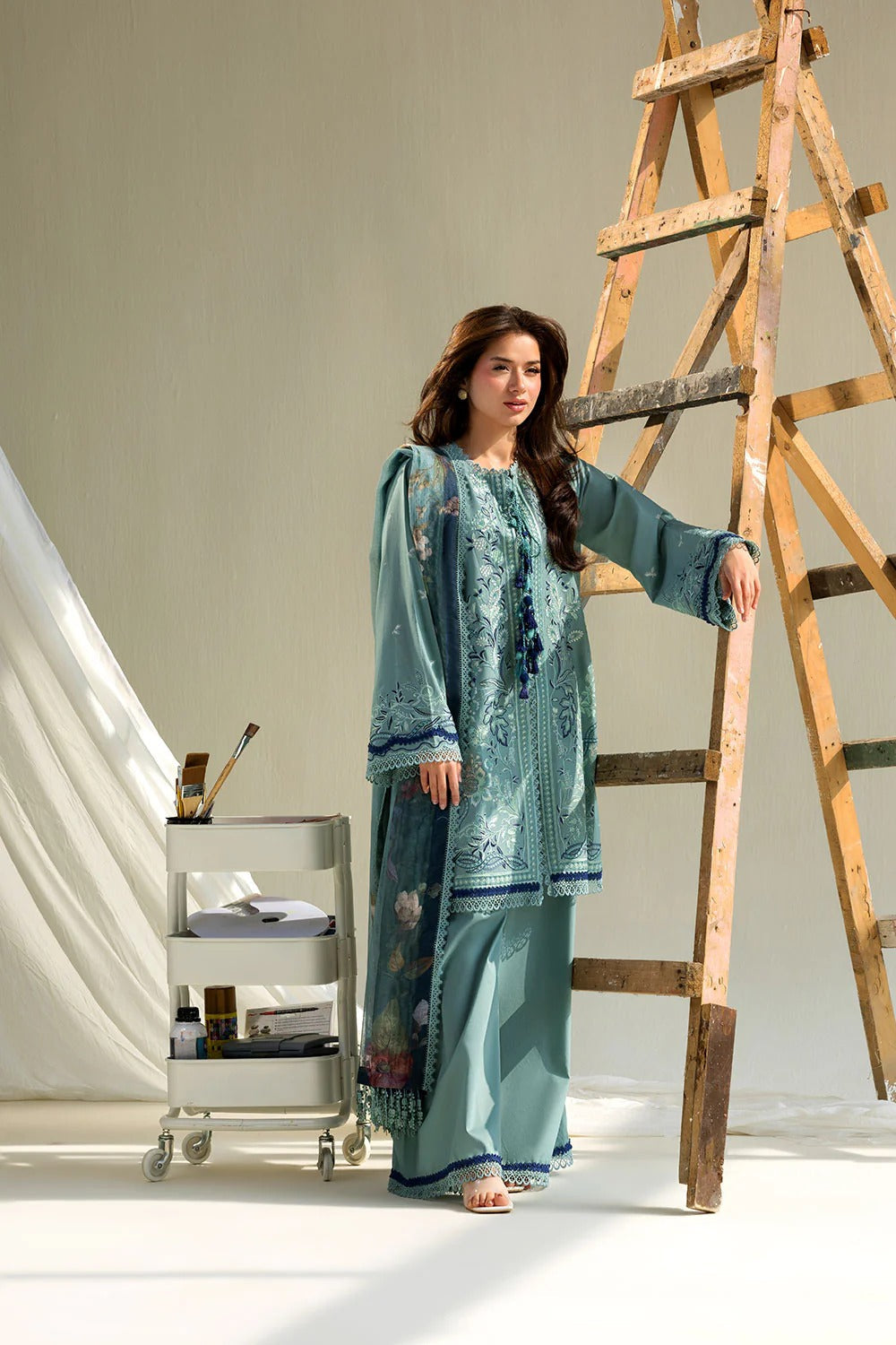 Design 12B I Vital 2026 Unstitched I Sobia Nazir Main image