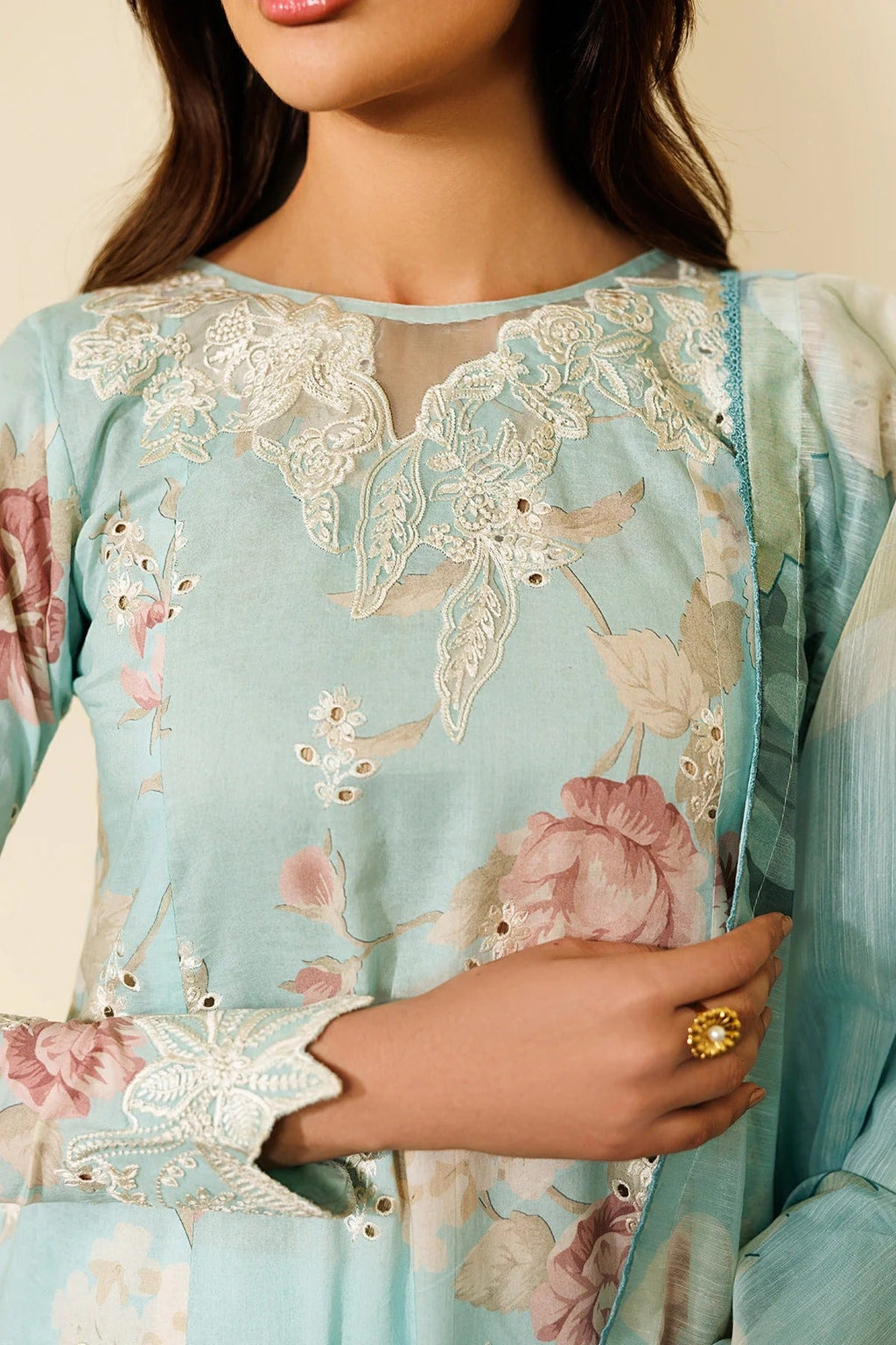 ZL-RTW-26 BAANI I Amani Eid Lawn '26 I Zarif