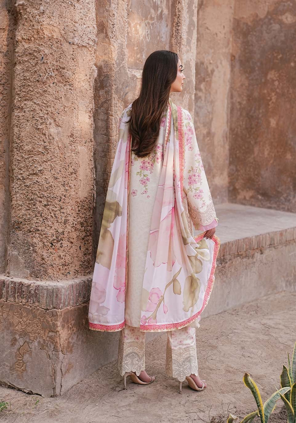 ZQL005 I The Anga Portal Luxe Lawn Eid Edit'26 I Zarqash