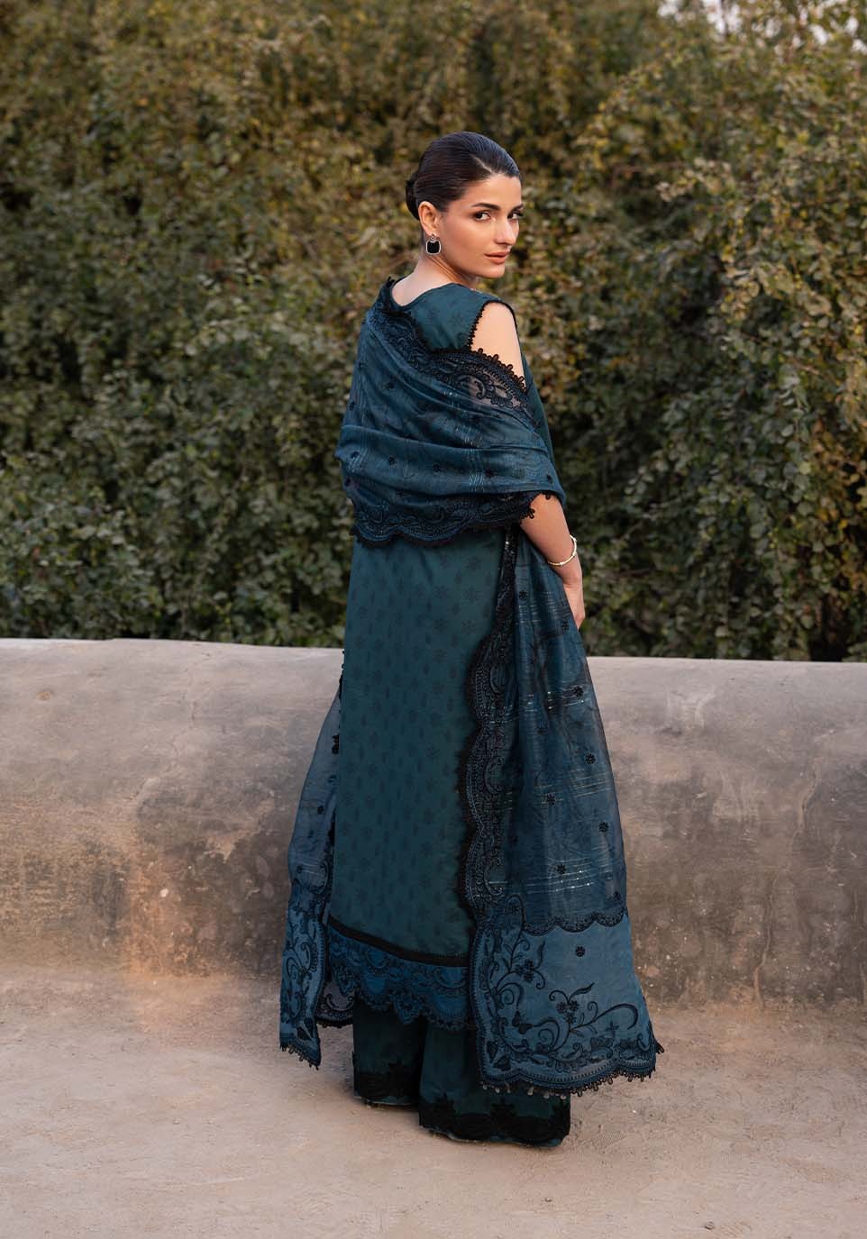 ZQL0014 I The Anga Portal Luxe Lawn Eid Edit'26 I Zarqash