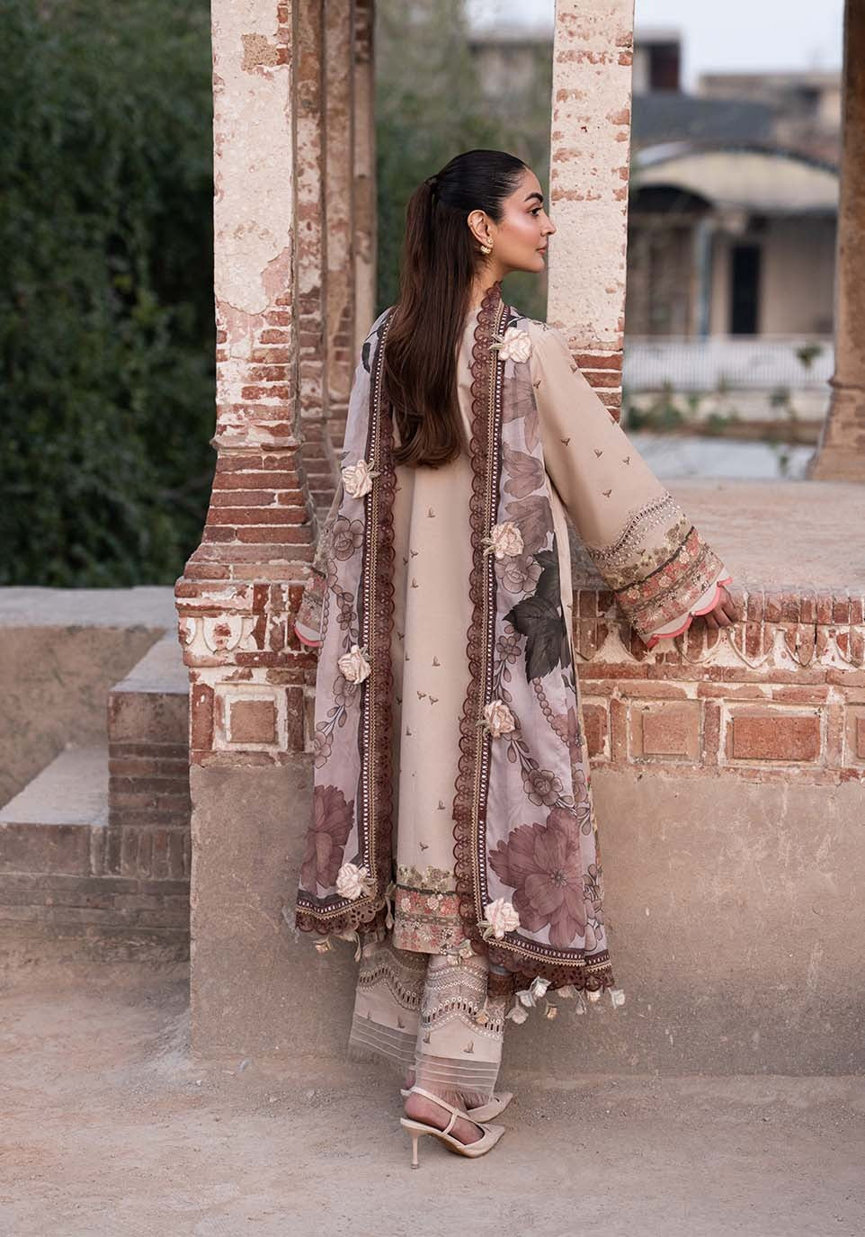 ZQL009 I The Anga Portal Luxe Lawn Eid Edit'26 I Zarqash