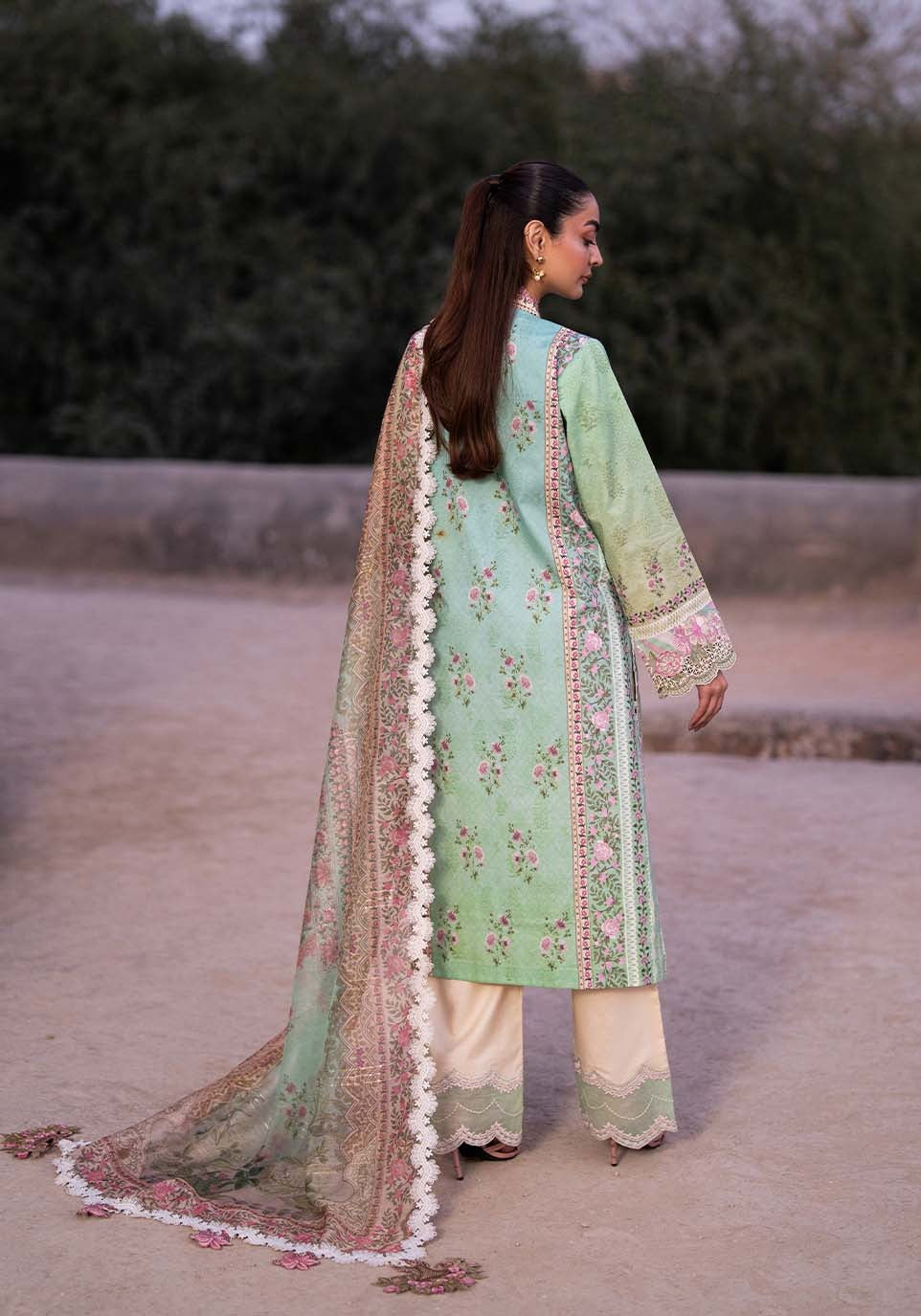 ZQL0011 I The Anga Portal Luxe Lawn Eid Edit'26 I Zarqash