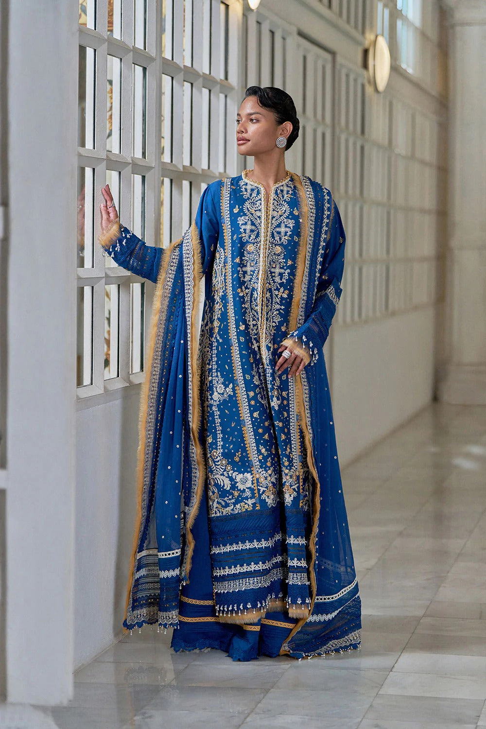Design 8A I Luxury Lawn Eid Edition 2026 Unstitched I Sobia Nazir Main image