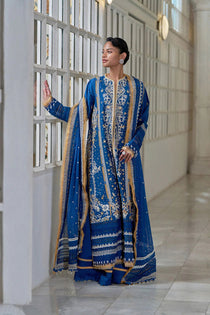 Design 8A I Luxury Lawn Eid Edition 2026 Unstitched I Sobia Nazir