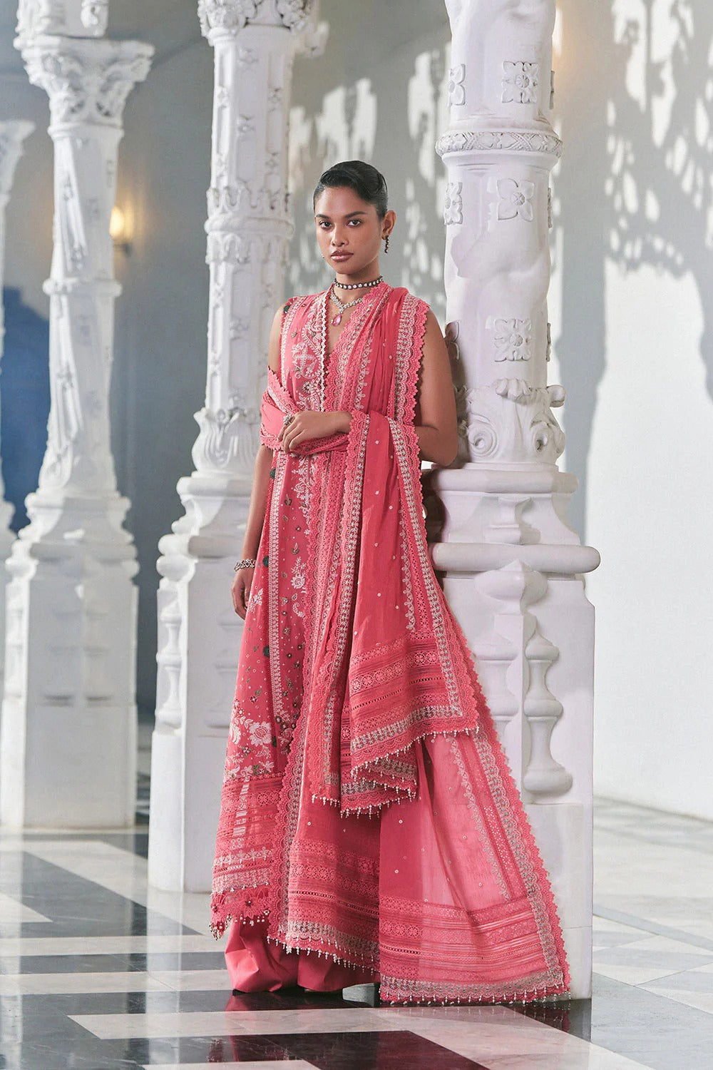 Design 8B I Luxury Lawn Eid Edition 2026 Unstitched I Sobia Nazir Main image