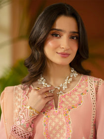 AN-004 | 3 PC Lawn I Angan Embroidered Lawn '26 I MAHNUR