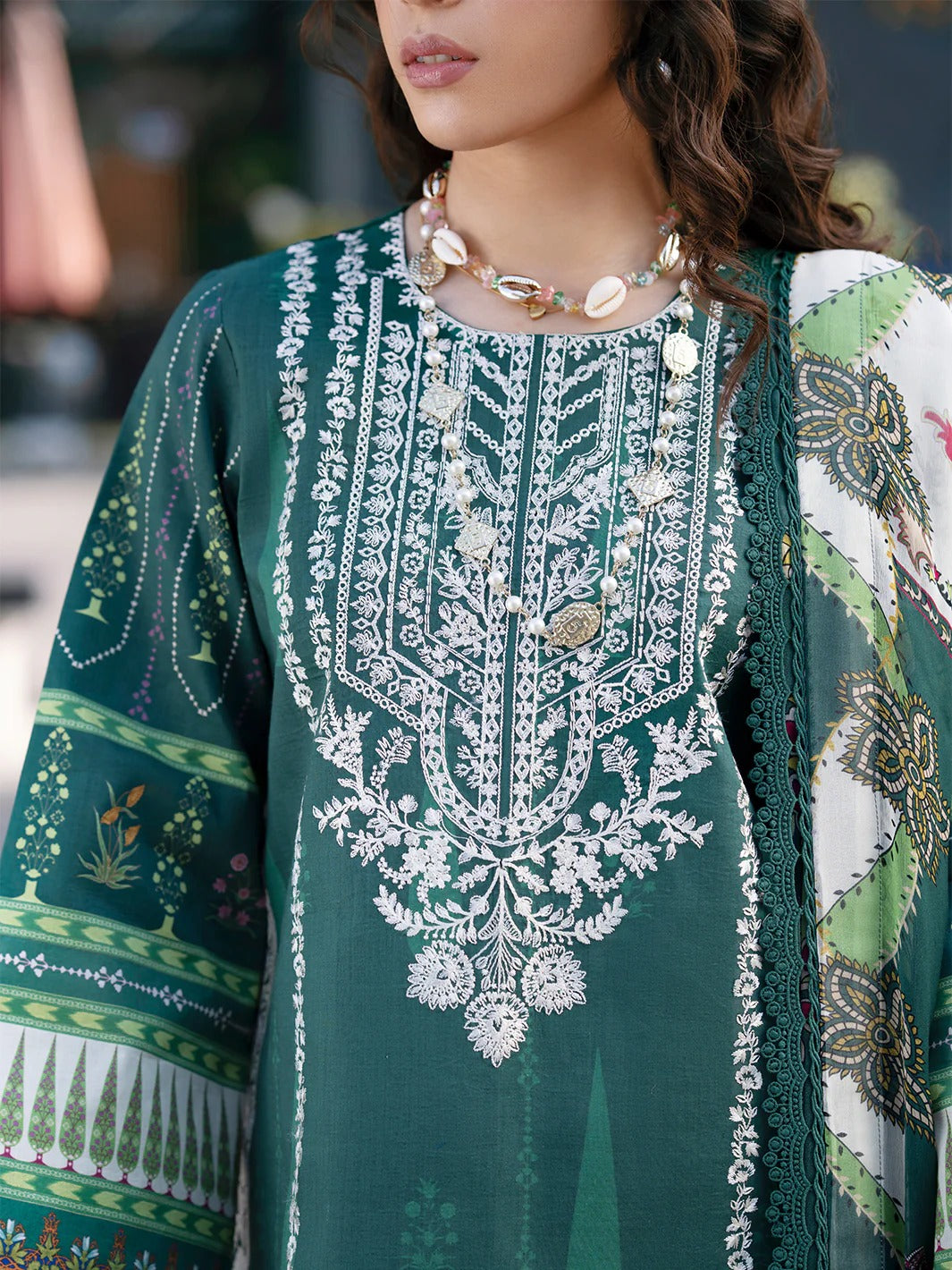 BW - 012 | 3 PC LAWN I Broadway Luxury Lawn '26 I MAHNUR