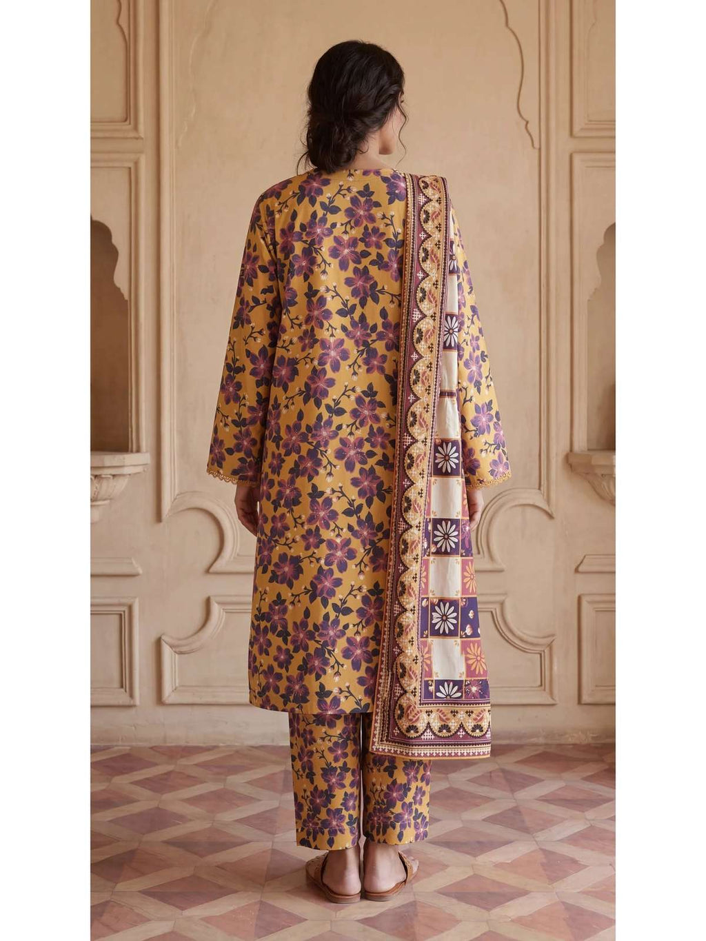 MAHAY - Festive Lawn Print Embroidered Collection | Dressline