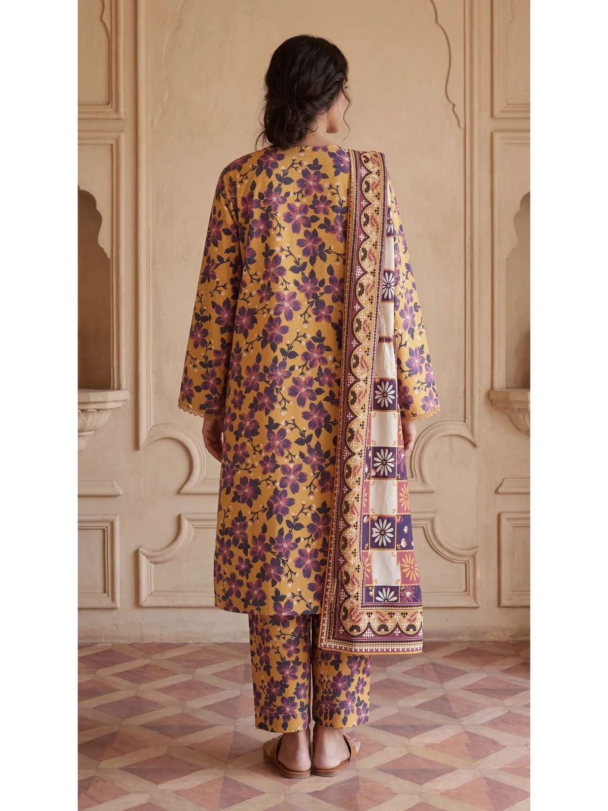 MAHAY - Festive Lawn Print Embroidered Collection | Dressline