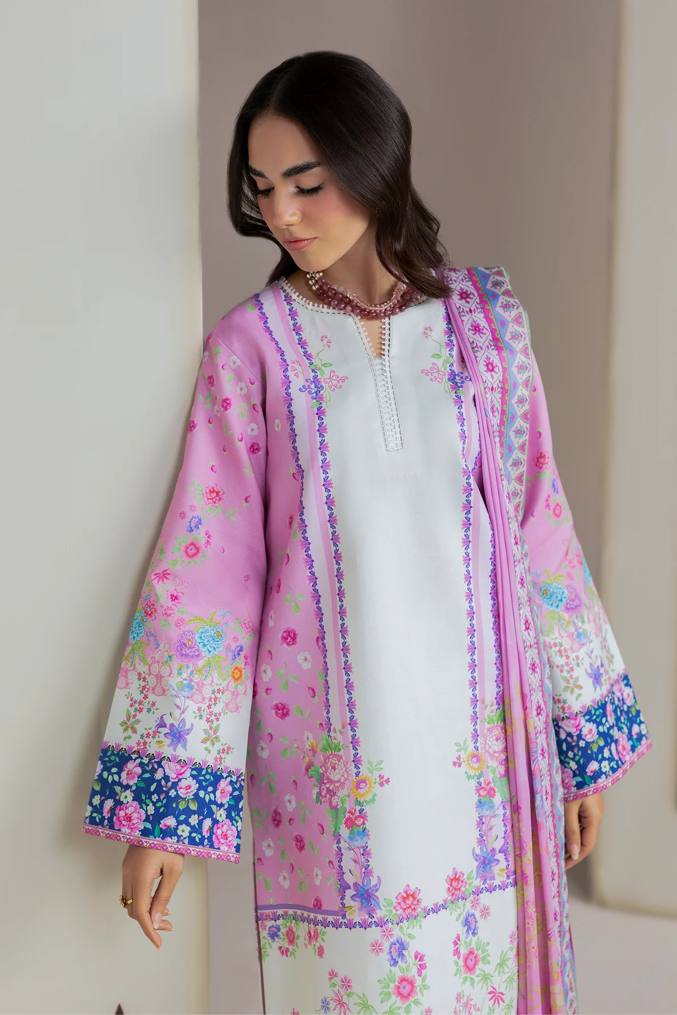 Unstitched Cord 15 I Amal Summer Prints 2Pc I Rajbari