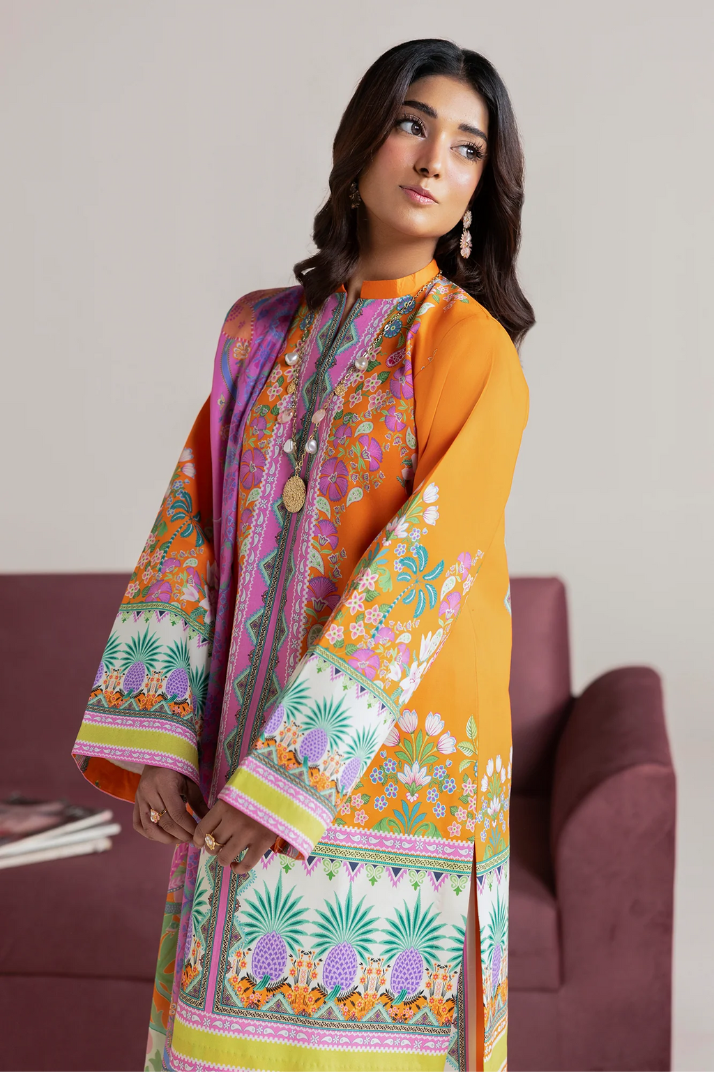 Unstitched Cord 08 I Amal Summer Prints 2Pc I Rajbari