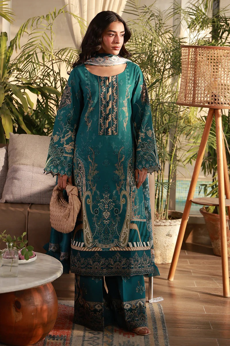 Isla I Delia Unstitched Lawn I Gulaal