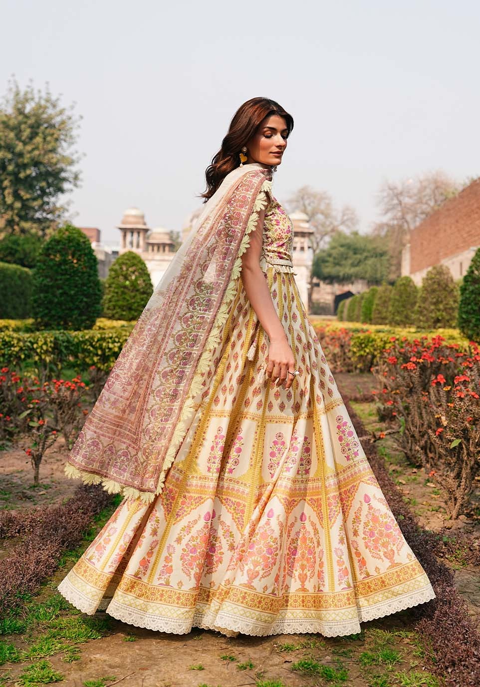 ZQL0013 I The Anga Portal Luxe Lawn Eid Edit'26 I Zarqash
