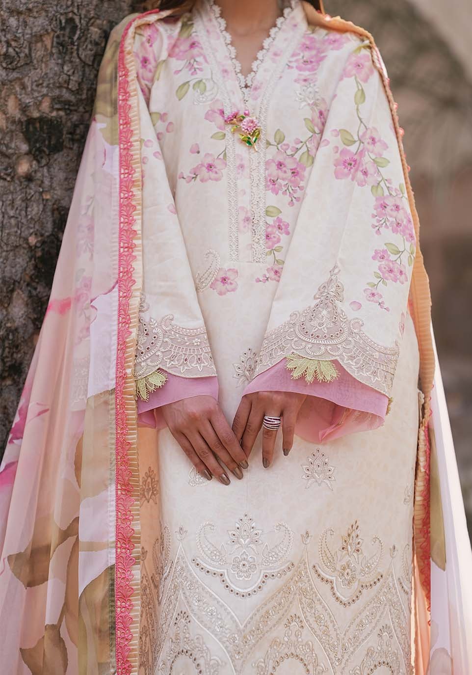 ZQL005 I The Anga Portal Luxe Lawn Eid Edit'26 I Zarqash