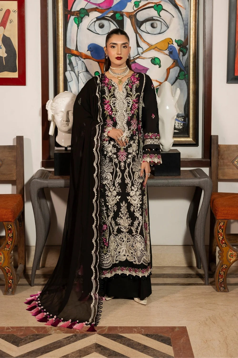 LAIBA I DIL KASH unstitched lawn I Gulmina Main image