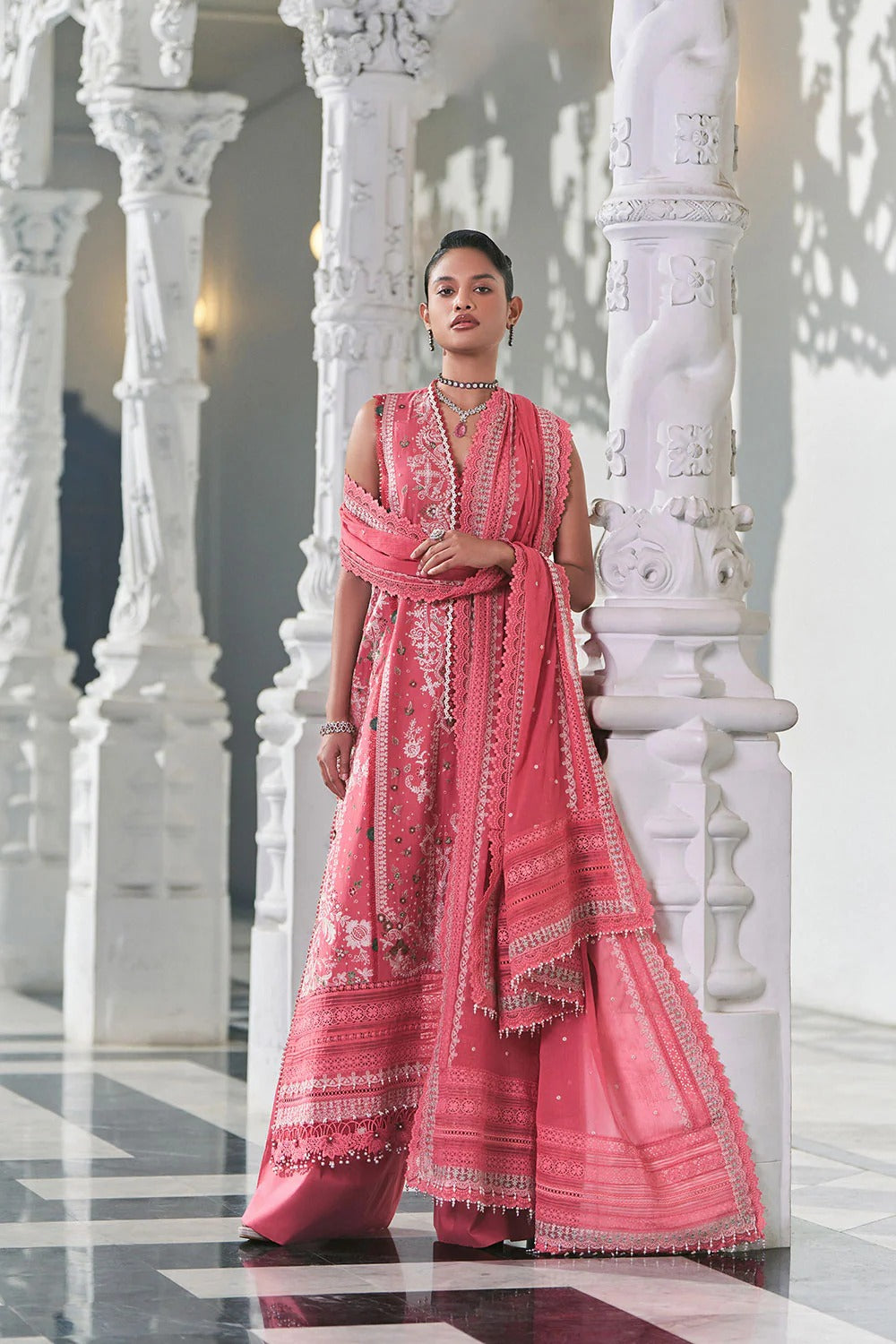 Design 8B I Luxury Lawn Eid Edition 2026 Unstitched I Sobia Nazir Secondary image