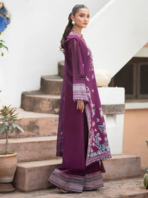 AN-008 | 3 PC Lawn I Angan Embroidered Lawn '26 I MAHNUR