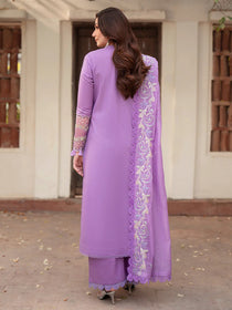 AN-009 | 3 PC Lawn I Angan Embroidered Lawn '26 I MAHNUR