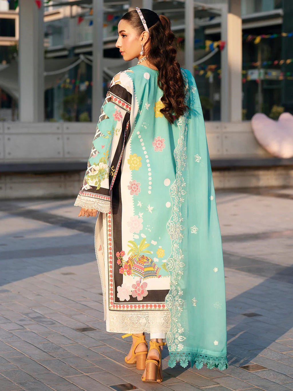 BW - 007 | 3 PC LAWN I Broadway Luxury Lawn '26 I MAHNUR