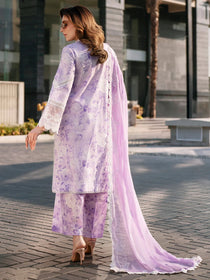 BW - 009 | 3 PC LAWN I Broadway Luxury Lawn '26 I MAHNUR