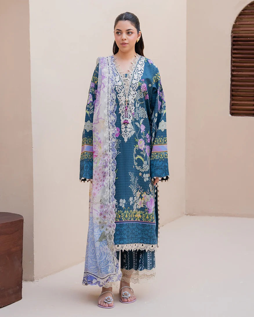 Blossom Drift I Summer in Bloom | Printed Lawn I Roheenaz