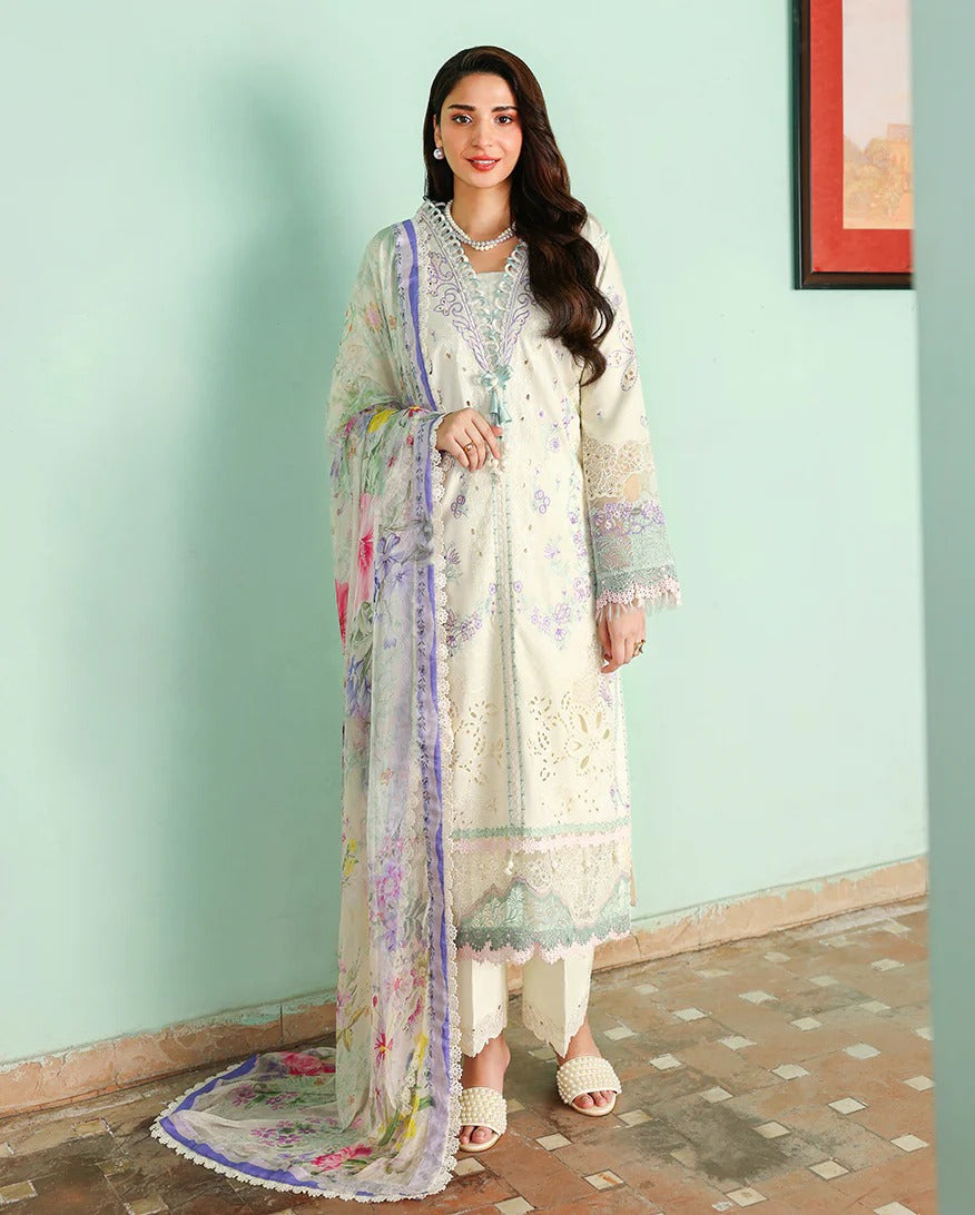Celestia I Summer reverie | luxury lawn I Roheenaz Main image