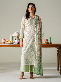 SAGE WHISPER I Unstitched Printed Lawn I Faiza Faisal