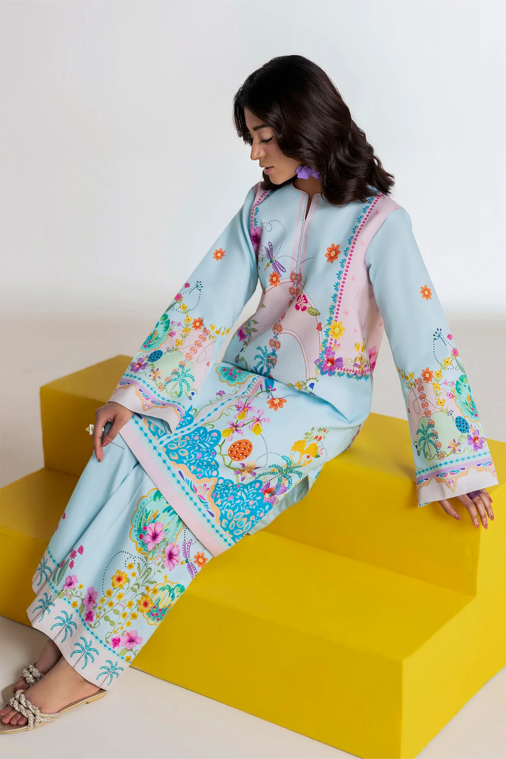 Unstitched Cord 05 I Amal Summer Prints 2Pc I Rajbari