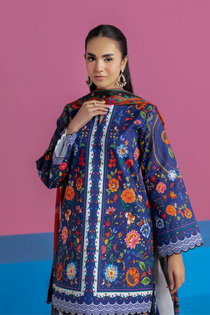 Unstitched Cord 16 I Amal Summer Prints 2Pc I Rajbari