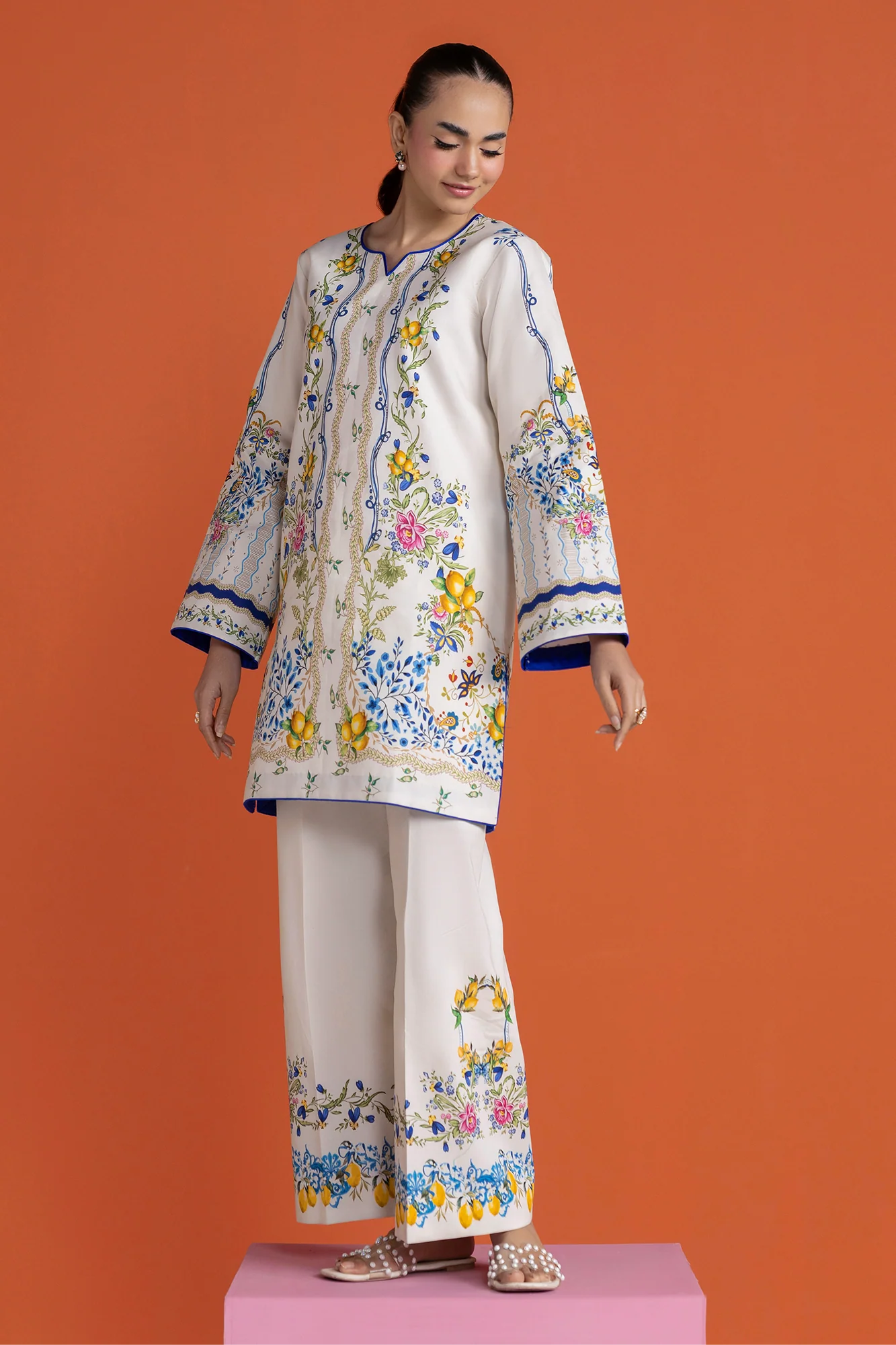 Unstitched Cord 03 I Amal Summer Prints 2Pc I Rajbari