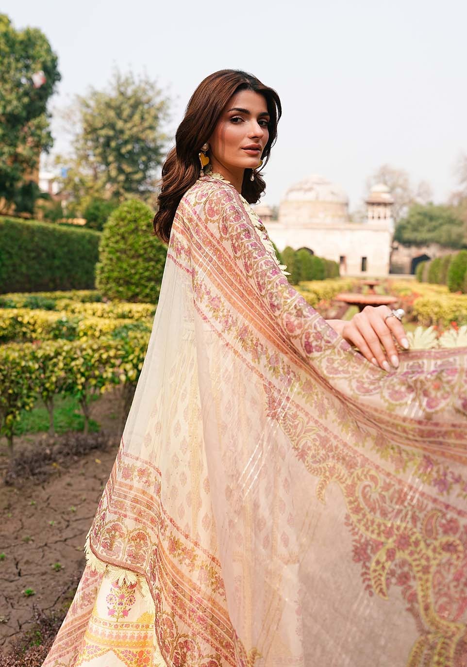 ZQL0013 I The Anga Portal Luxe Lawn Eid Edit'26 I Zarqash