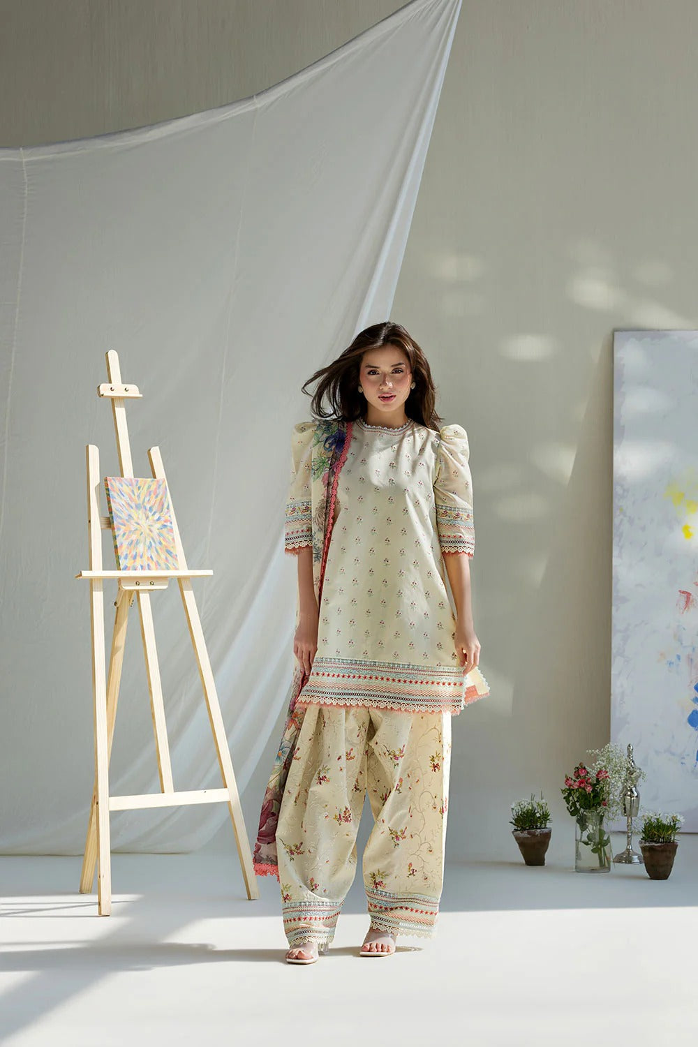 Design 10A I Vital 2026 Unstitched I Sobia Nazir