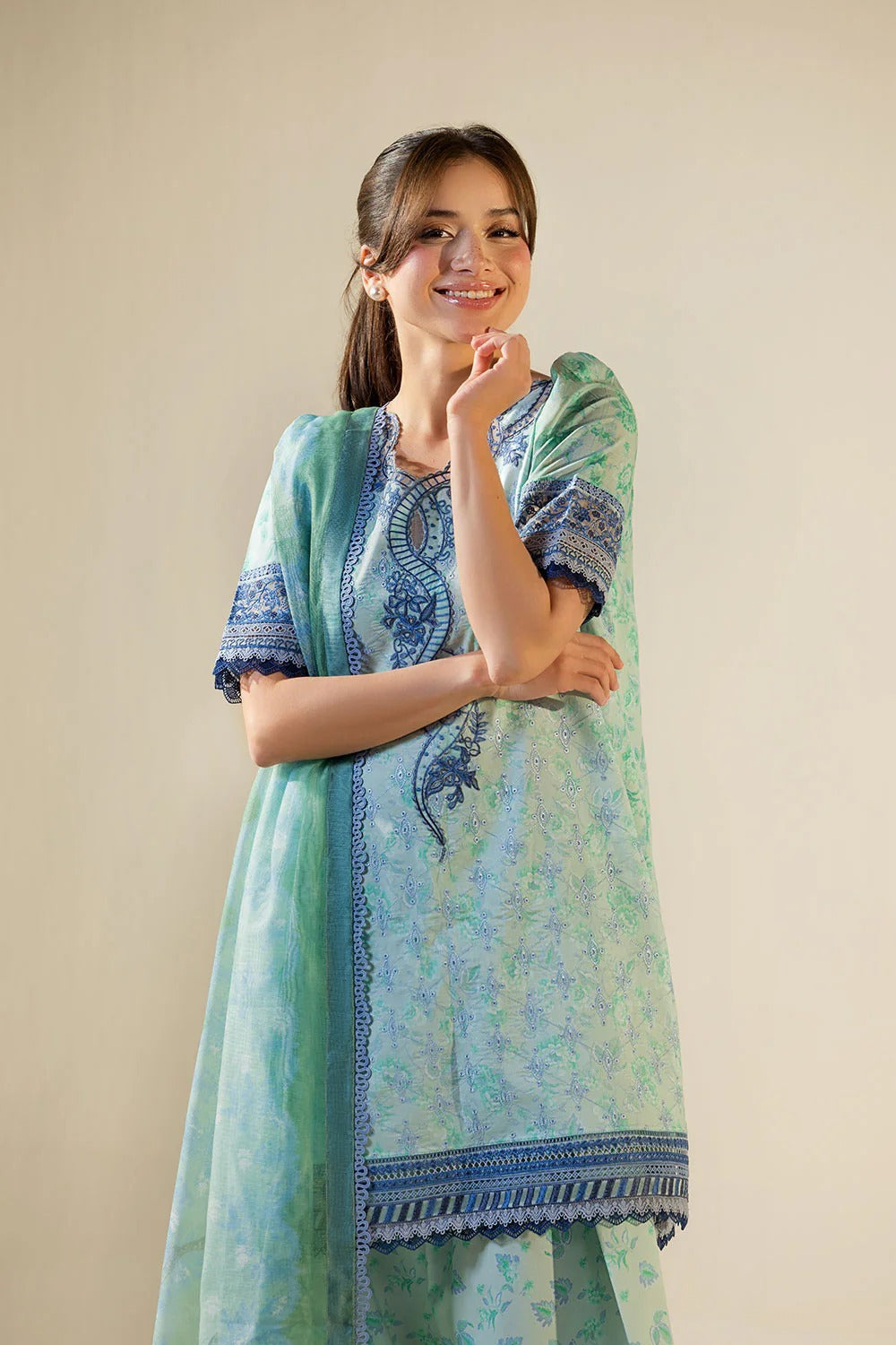 Design 1B I Vital 2026 Unstitched I Sobia Nazir Main image