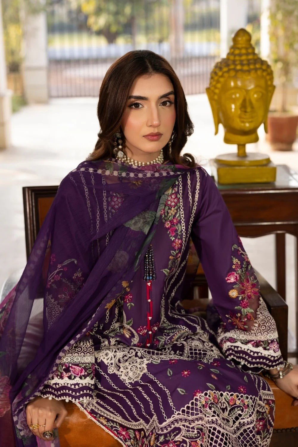 AIMA I DIL KASH unstitched lawn I Gulmina