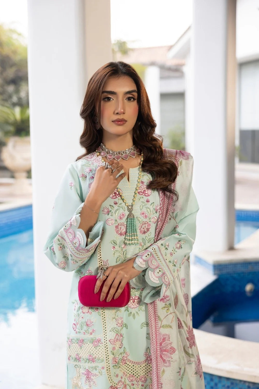 IQRA I DIL KASH unstitched lawn I Gulmina