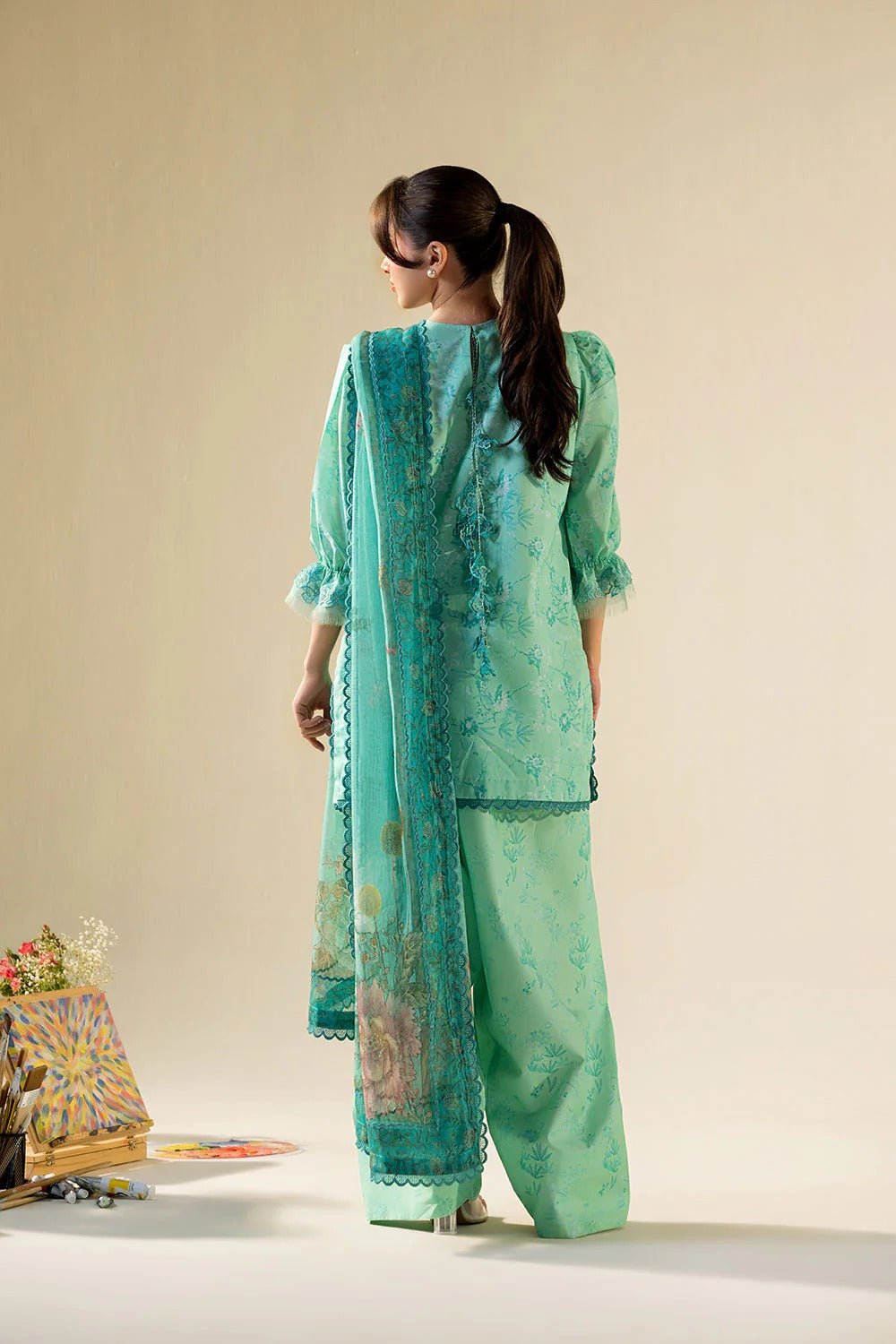 Design 4B I Vital 2026 Unstitched I Sobia Nazir Secondary image