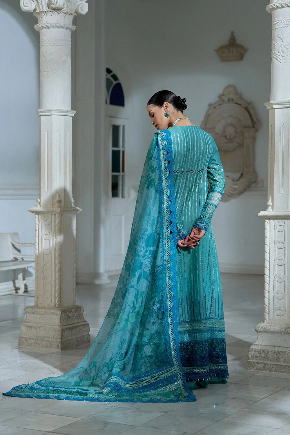 Design 6A I Luxury Lawn Eid Edition 2026 Unstitched I Sobia Nazir