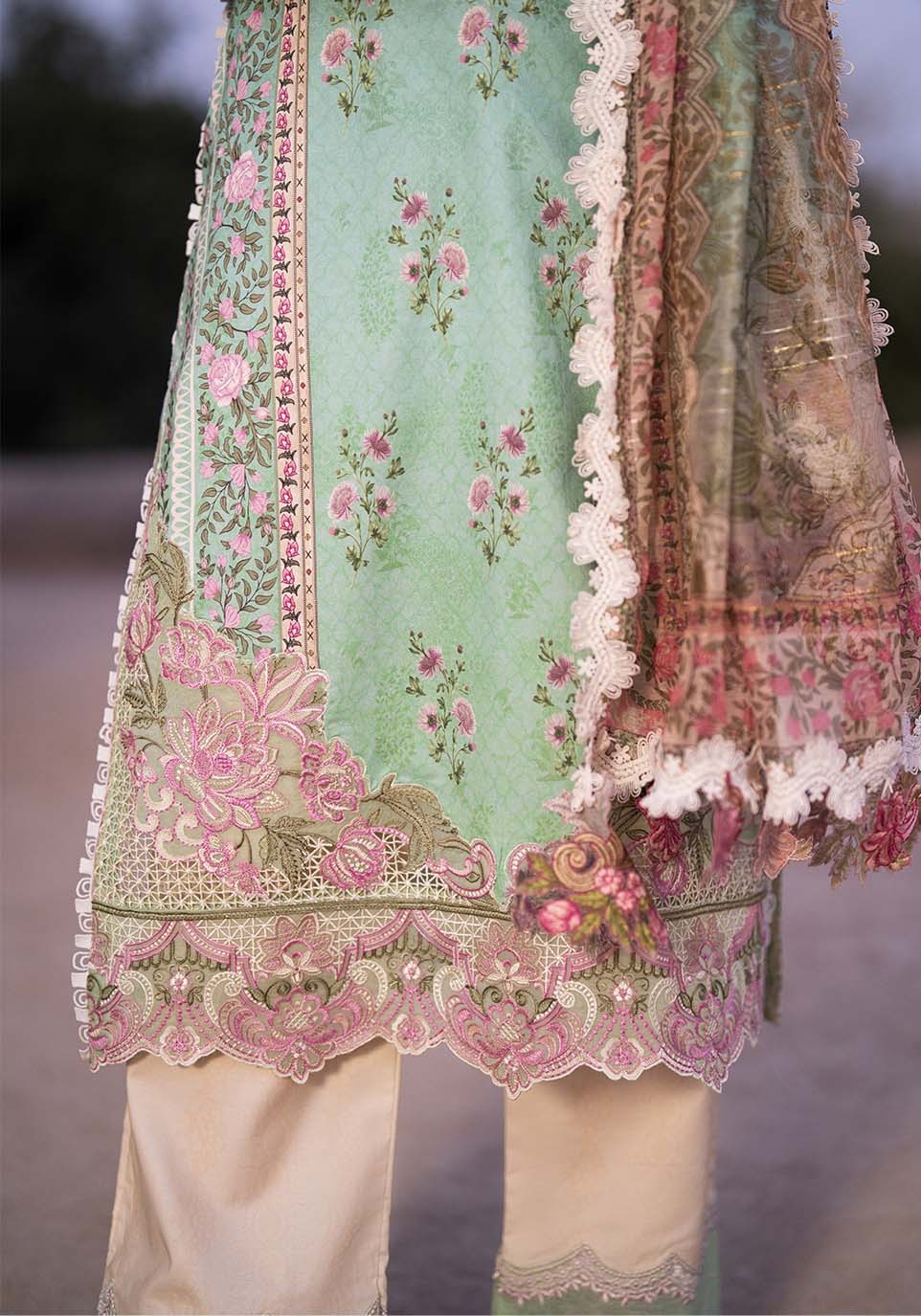 ZQL0011 I The Anga Portal Luxe Lawn Eid Edit'26 I Zarqash