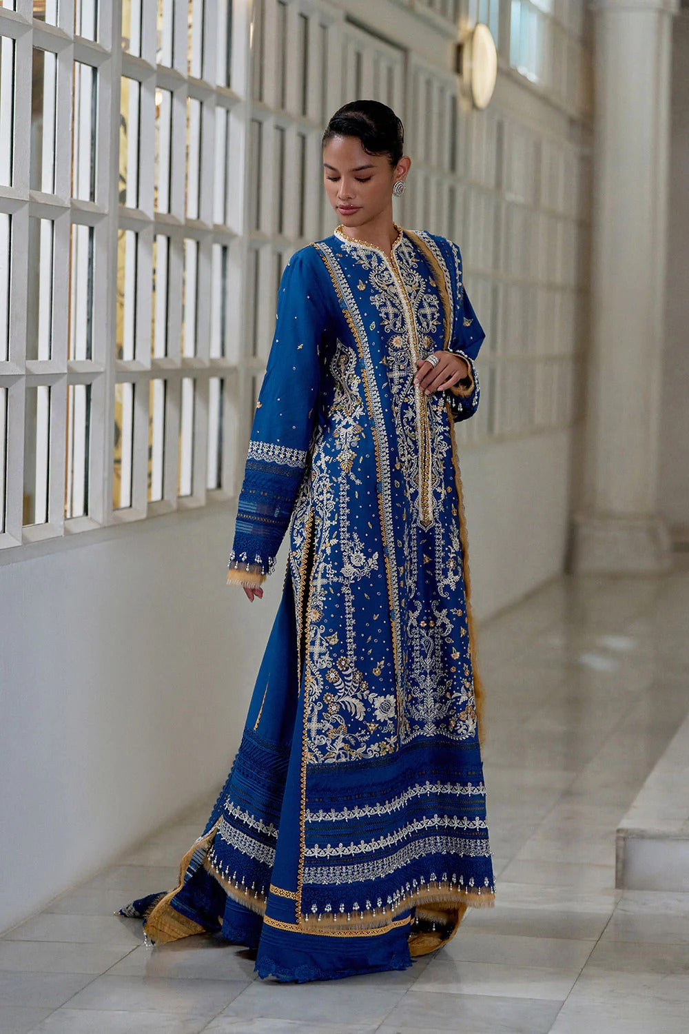 Design 8A I Luxury Lawn Eid Edition 2026 Unstitched I Sobia Nazir