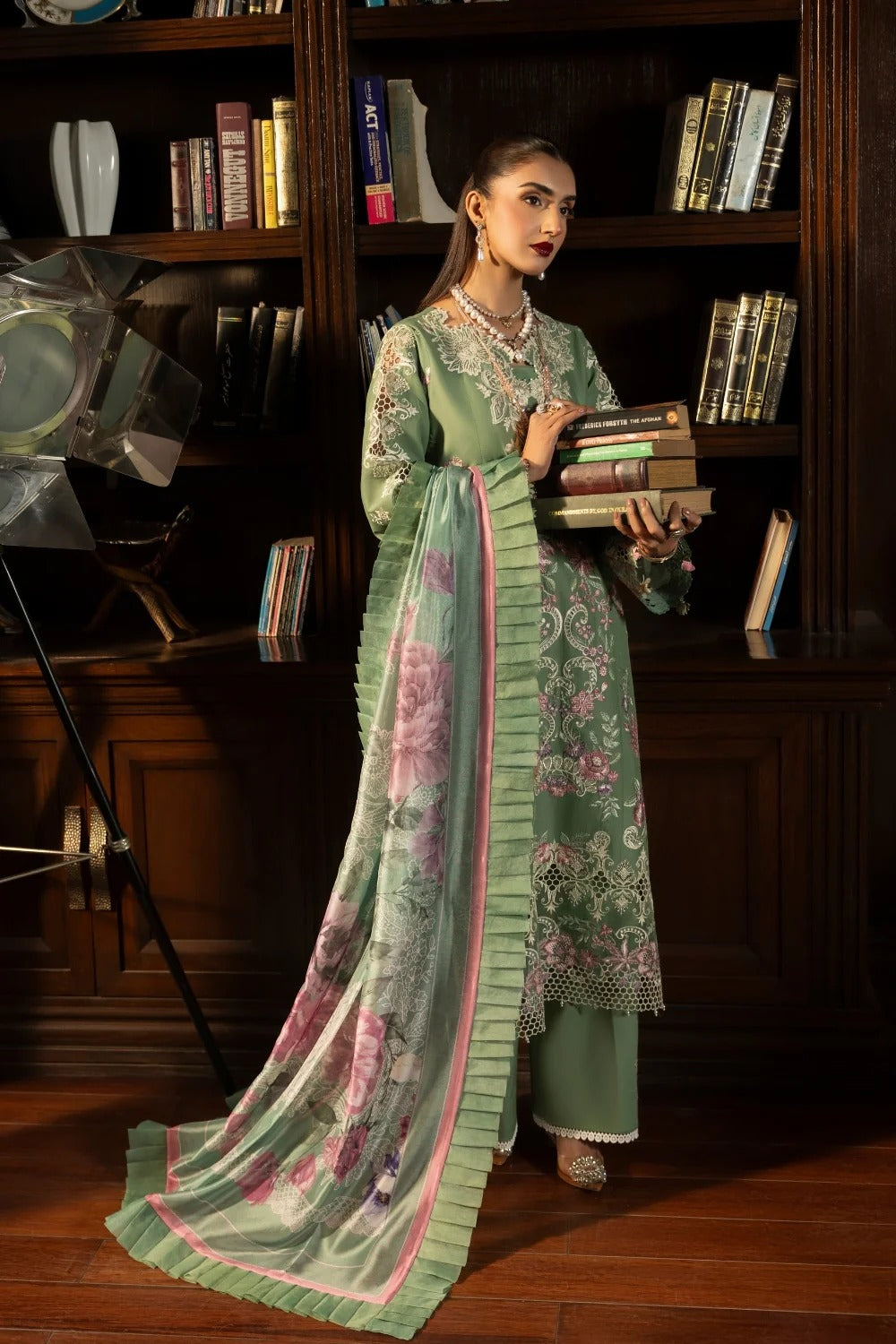 SABA I DIL KASH unstitched lawn I Gulmina Secondary image
