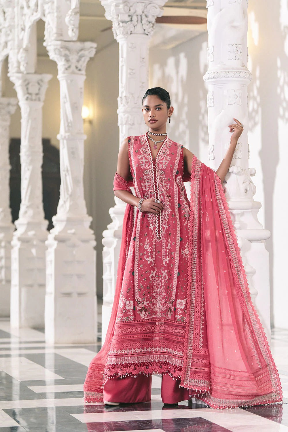 Design 8B I Luxury Lawn Eid Edition 2026 Unstitched I Sobia Nazir